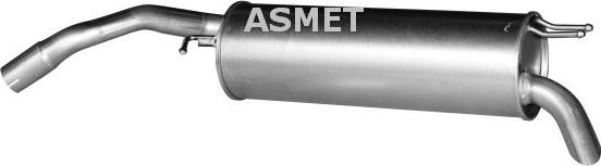 Asmet 16.038 — Tłumik końcowy