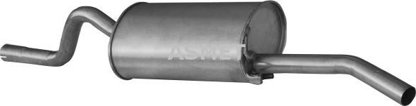 Asmet 10.076 — Tłumik końcowy