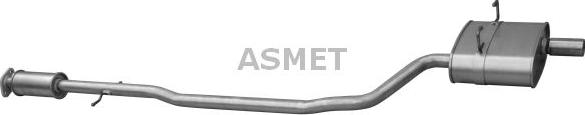 Asmet 12.025 — Tłumik końcowy