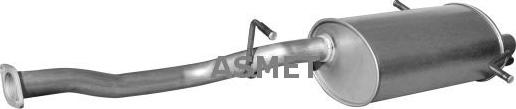 Asmet 17.003 — Tłumik środkowy