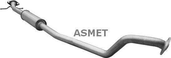 Asmet 25.014 - Tłumik układu wydechowego środkowy