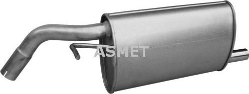Asmet 26.017 — Tłumik końcowy