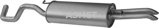 Asmet 21.026 — Tłumik końcowy