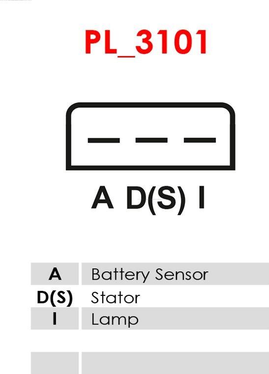 AS-PL ARE9014 - REGULATOR NAPIĘCIA ALTERNATORA