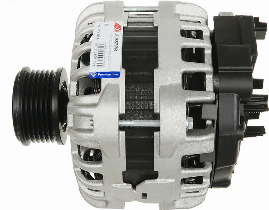 AS-PL A0667PR - ALTERNATOR DUSTAR 1.5 DCI 10-18     125A