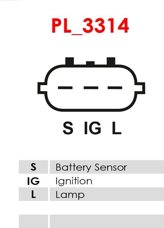 AS-PL A6054 - ALTERNATOR