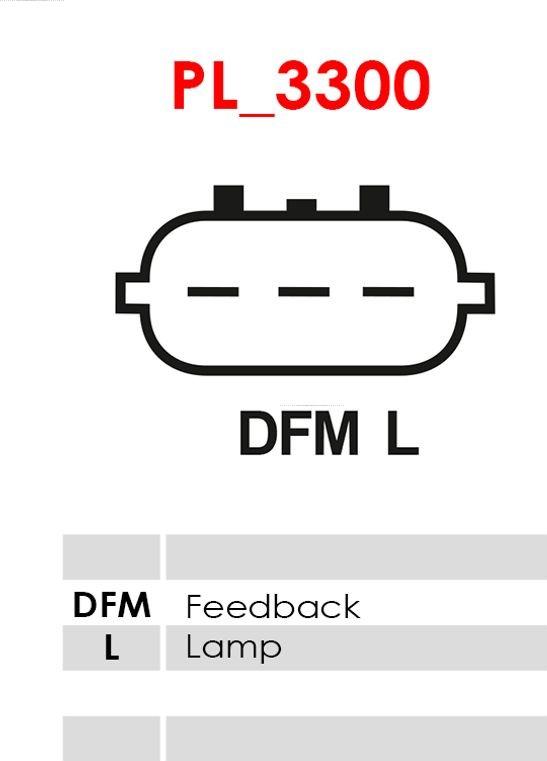 AS-PL ARE6132S - REGULATOR NAPIĘCIA -DENSO- 1042101170