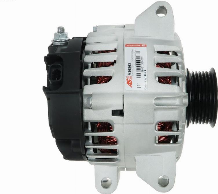 AS-PL A3686S - ALTERNATOR CHEVROLET. CAPTIVA 2.4. CAPTIVA 2.4 4WD.OPEL. ANTARA 2.4. ANTARA 2.4 4X4. INSIGNIA 2.0 TURBO.SAAB. 9-5 2.0 T BIOPOWER