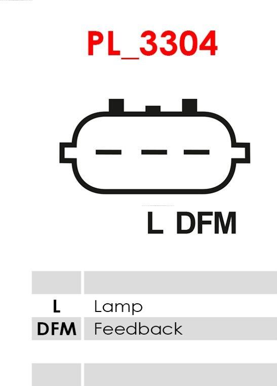 AS-PL ARE6043 - REGULATOR NAPIĘCIA ALTERNATORA