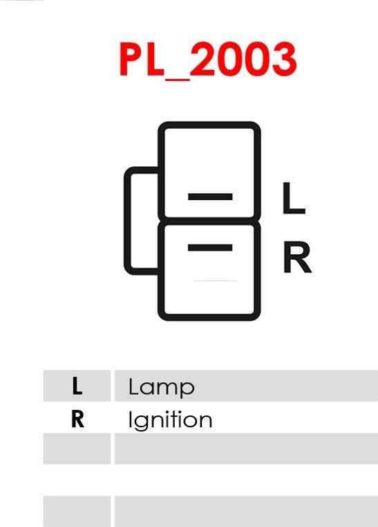 AS-PL ARE3105 - REGULATOR NAPIĘCIA ALTERNATORA