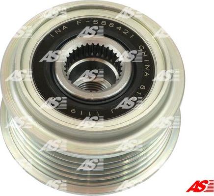 AS-PL AFP6041(INA) - KOŁO PASOWE ALTERNATORA TOYOTA AURIS. COROLLA 1.4D 01.07-