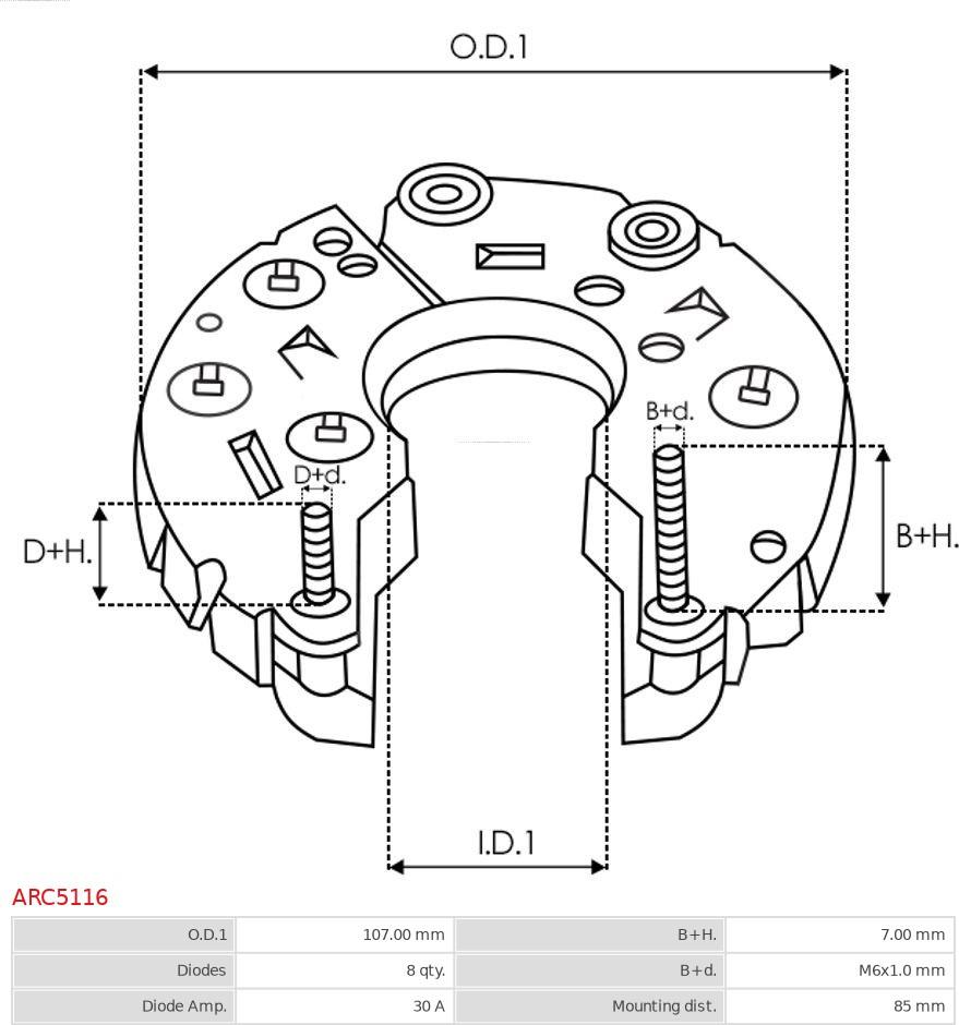 AS-PL ARC5116 - MOSTEK DIODOWY -MITSUBISHI- A2T82491