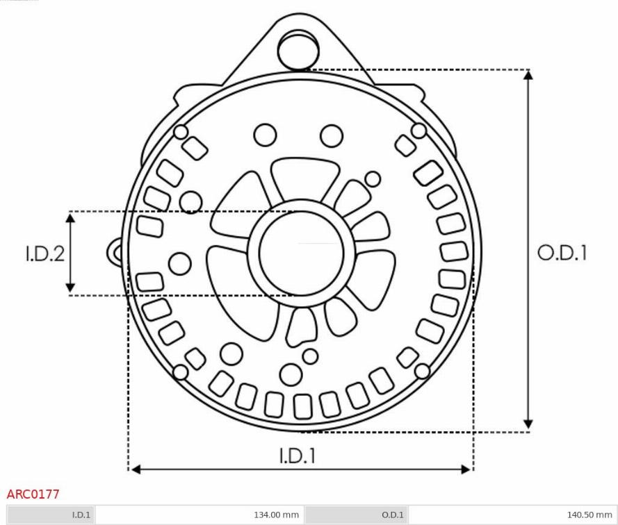 AS-PL ARC0177 - MOSTEK DIODOWY -BOSCH- F000BL0707
