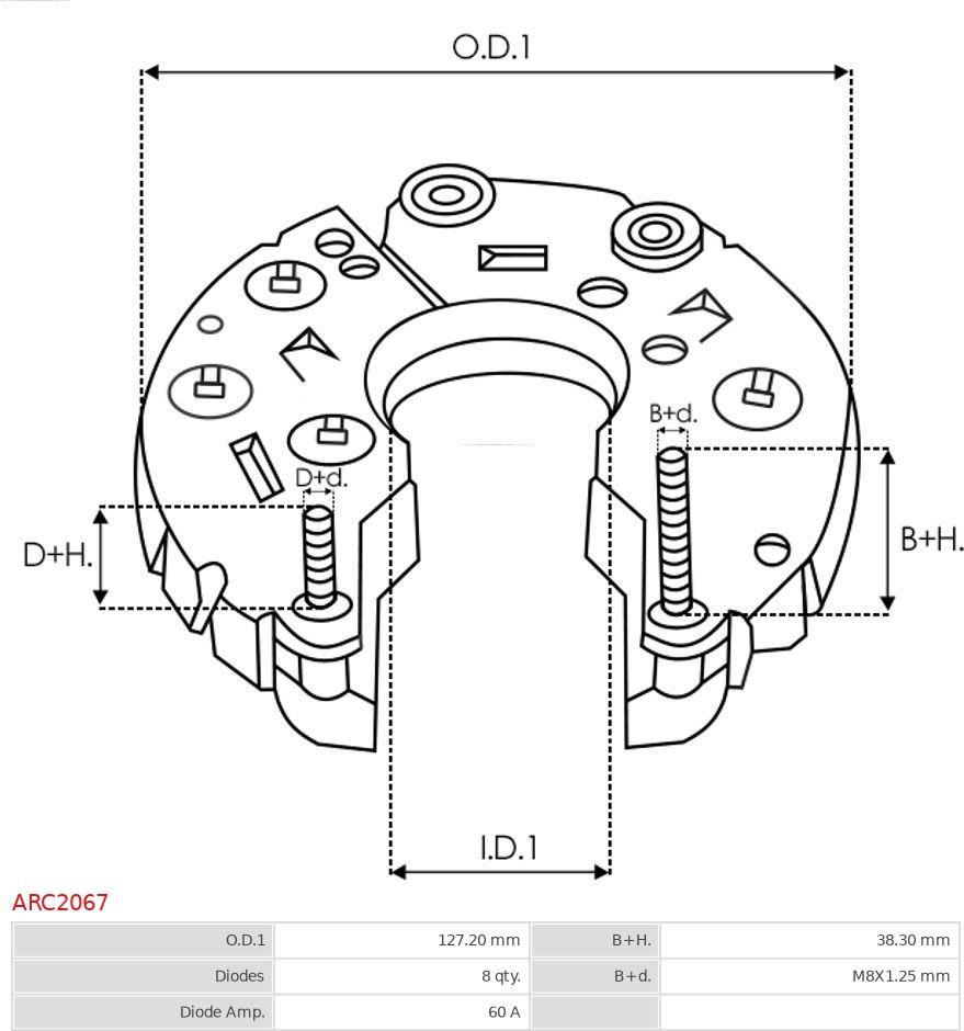 AS-PL ARC2067 - MOSTEK DIODOWY -HITACHI- ARC2067