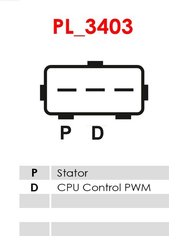 AS-PL ARE5105S - REGULATOR ALTERNATORA
