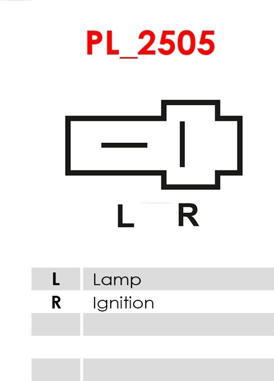 AS-PL ARE5107 - REGULATOR NAPIĘCIA ALTERNATORA