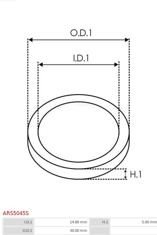 AS-PL ARS5045S - SIMMERING ALTERNATORA