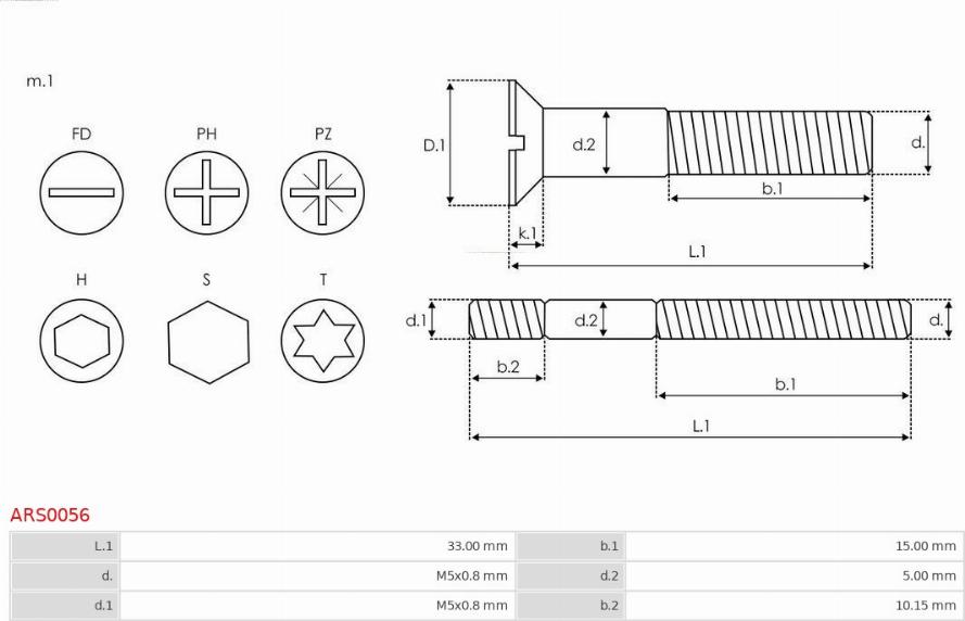 AS-PL ARS0056 - SZPILKA ALTERNATORA