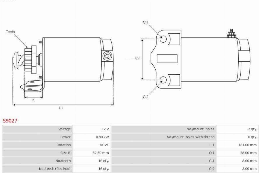 AS-PL S9027 - ROZRUSZNIK BRIGGS & STRATTON