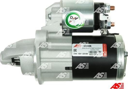 AS-PL S5288S - ROZRUSZNIK SUZUKI SPLASH 1.2 VVT