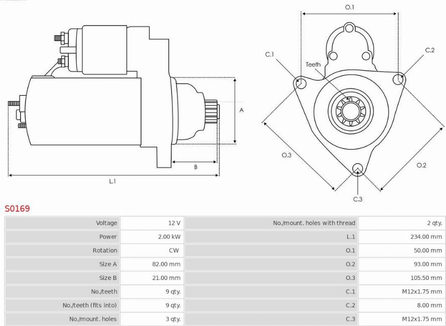 AS-PL S0169 - ROZRUSZNIK VW LT 28-35- 40-55 2.5SDI