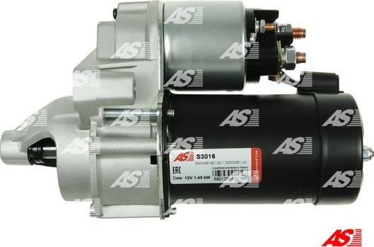 AS-PL S3016 - ROZRUSZNIK PEUGEOT 107 1.4HDI 05-- 207-208 1.4-1.6HDI 06-- 307-308 1.6HDI 05-- 407 1.6-2.0HDI 04-