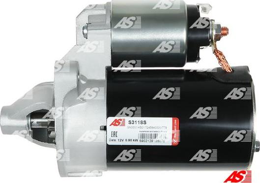 AS-PL S3118S - ROZRUSZNIK MITSUBISHI LANCER IV. HYUNDAI ACCENT I. II. KIA CERATO I