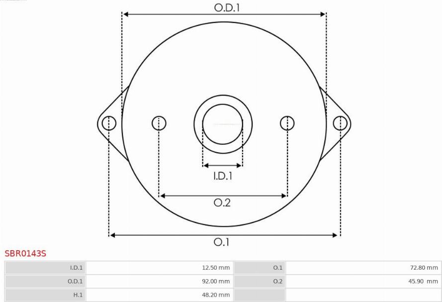AS-PL SBR0143S - OBUDOWA ROZR.-BOSCH- 0001212002