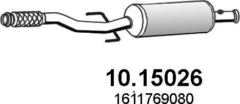 ASSO 10.15026 — Filtr sadzy / filtr cząstek stałych, układ wydechowy