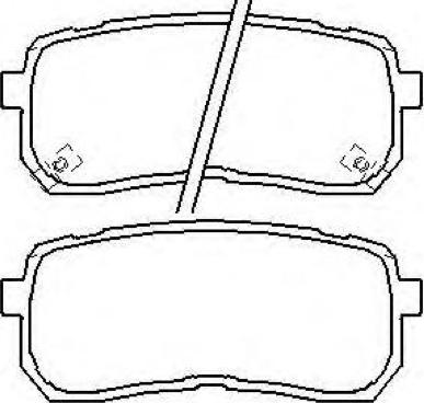 Maxgear 19-2902 - KLOCKI HAM. KIA T. CARNIVAL 05--IX55 08--H1 08-