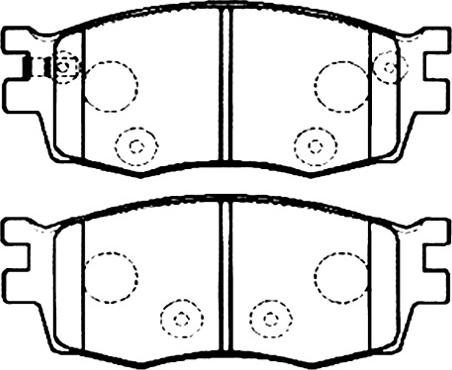 Maxgear 19-3384 - KLOCKI HAM. HYUNDAI P. I20 08- Z ESP