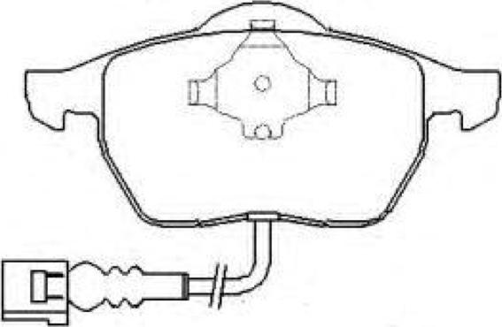 Delphi LP978 - Klocek hamulcowy kpl.