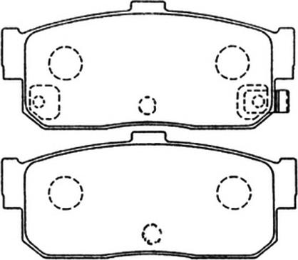 Textar 2171301 - KLOCKI HAM. NISSAN T. ALMERA 98--00--PRIMERA KOMBI