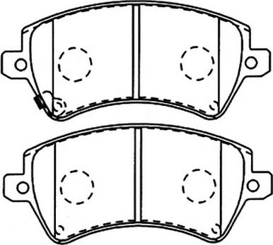 Meyle 025 237 6617/W - KLOCKI HAM. TOYOTA P. COROLLA 00-07 Z CZUJNIKIEM