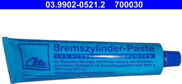 ATE 03.9902-0521.2 - Pasta cylindra hamulcowego, części hydr. hamulca / sprzęgła