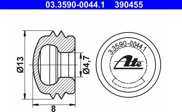 ATE 03.3590-0044.1 — Pokrywa / osłona