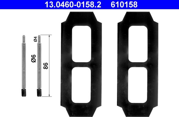 ATE 13.0460-0158.2 - ZESTAW INST. KLOCKÓW HAM. DB P. W460-W461-W463 79-