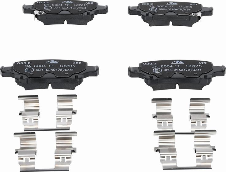 ATE 13.0470-2615.2 - KLOCKI HAM. OPEL T. ASTRA-INSIGNIA 1.0-2.0 15- CERAMIC