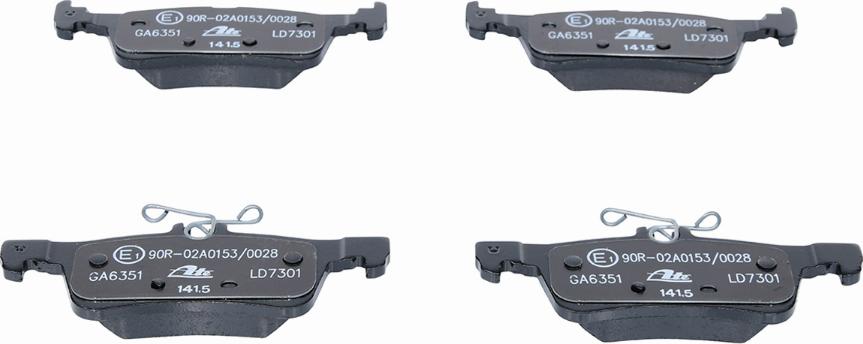 ATE 13.0470-7301.2 - KLOCKI HAM. PEUGEOT T. 308 1.2-2.0 13- CERAMIC