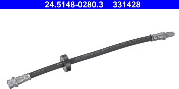 ATE 24.5148-0280.3 - PRZEWÓD HAM. ELAST. FORD T. MONDEO 00-07 LE-PR