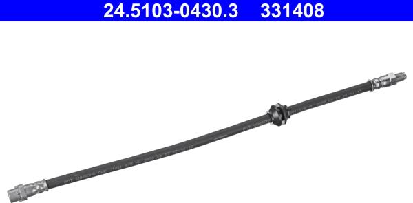 ATE 24.5103-0430.3 - PRZEWÓD HAM. ELAST. BMW P. 3-Z3 90-03 LE-PR