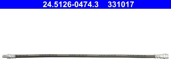 ATE 24.5126-0474.3 - PRZEWÓD HAM. ELAST. DB P. W169-W245 04-12 LE-PR