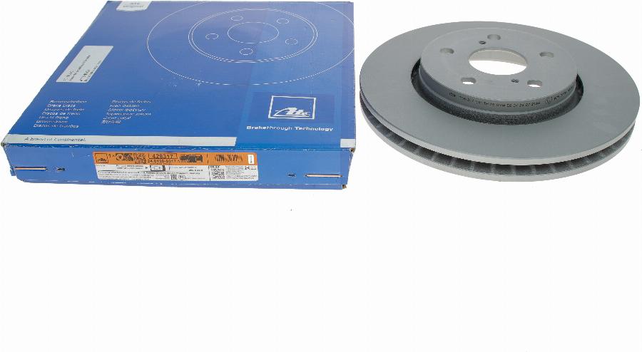 ATE 24.0128-0317.1 — Tarcza hamulcowa