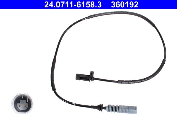ATE 24.0711-6158.3 - CZUJNIK ABS BMW T. E81-87-90