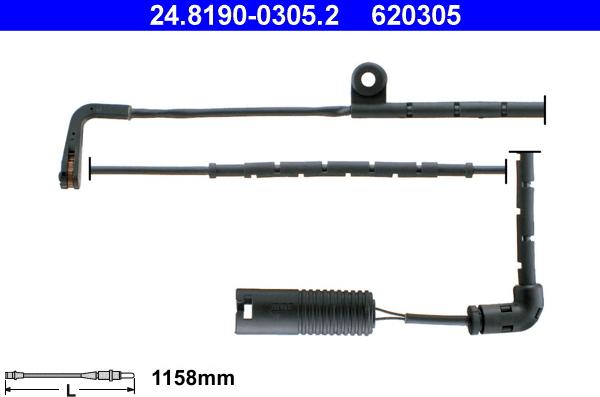 ATE 24.8190-0305.2 - CZUJNIK KLOCKÓW HAM. LAND ROVER RANGE ROVER 3.6D 04-