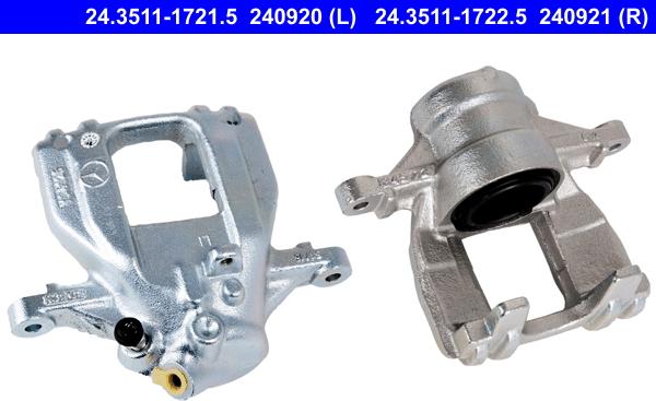 ATE 24.3511-1721.5 - ZACISK HAM. VW T. CRAFTER 06- LE