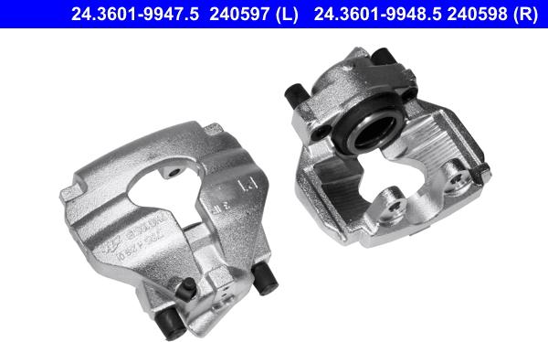 ATE 24.3601-9947.5 - ZACISK HAM. VW P. MULTIVAN-T5-T6 03- LE