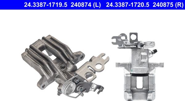 ATE 24.3387-1720.5 — Zacisk hamulca