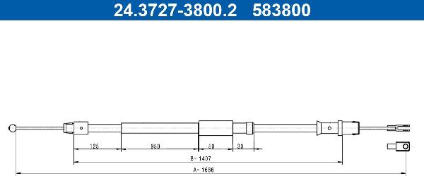 ATE 24.3727-3800.2 — Cięgło, hamulec postojowy