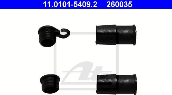 ATE 11.0101-5409.2 - ZESTAW TULEJI PROWADZĄCYCH AUDI-CITROEN-FIAT-FORD-KIA-MAZDA-OPEL-RENAULT-SKODA-VW SAME GUMY
